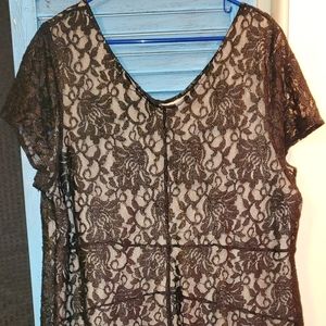 Lane Bryant Plus Size 22 Black Sexy Dress